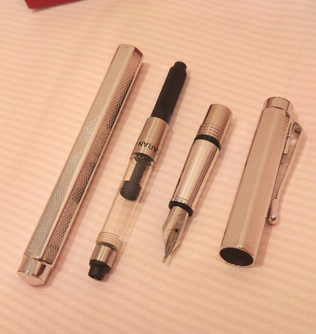 ミ*ド様 カランダッシュ エクリドール レトロ パラジウムコート 万年筆