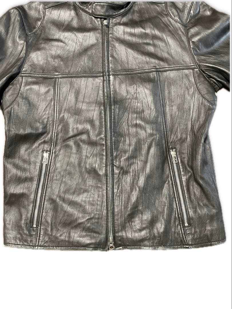 ジャケット・アウター 00s UNIQLO sheep skin single riders