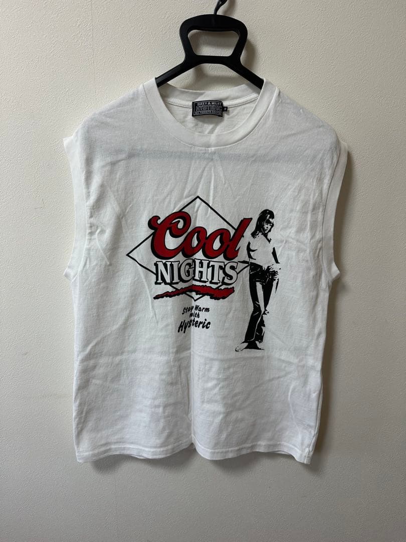 Hysteric Glamour Cool Nights タンクトップ ホワイト