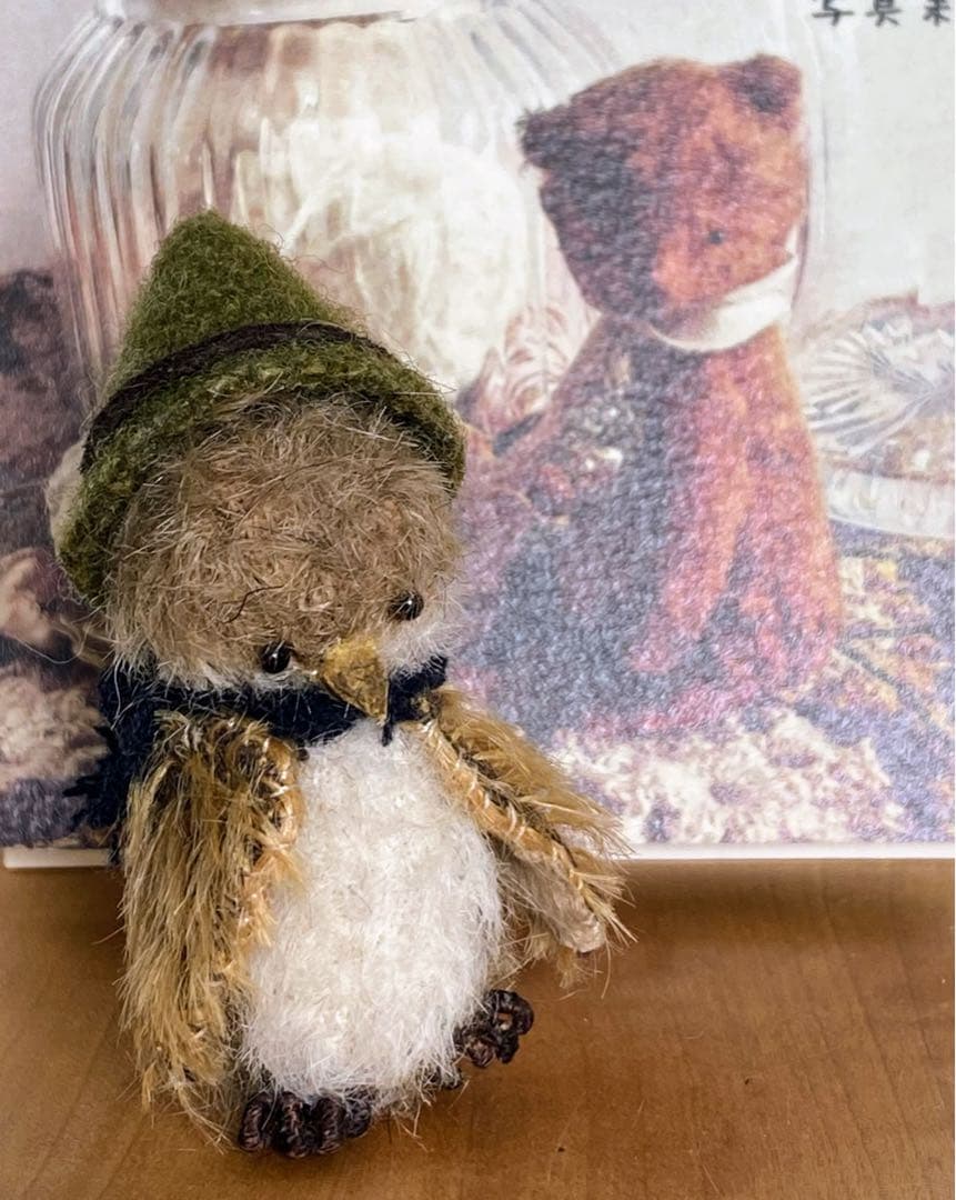 moriのえほん様　ふくろうとキノコのセット ミニチュア　ぬいぐるみ