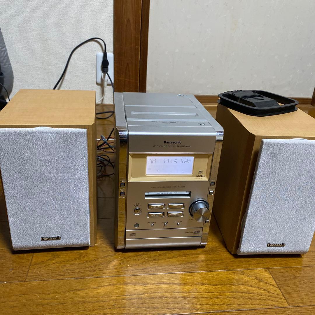 ジャンク品　Panasonicコンポ　SC-PM300MD