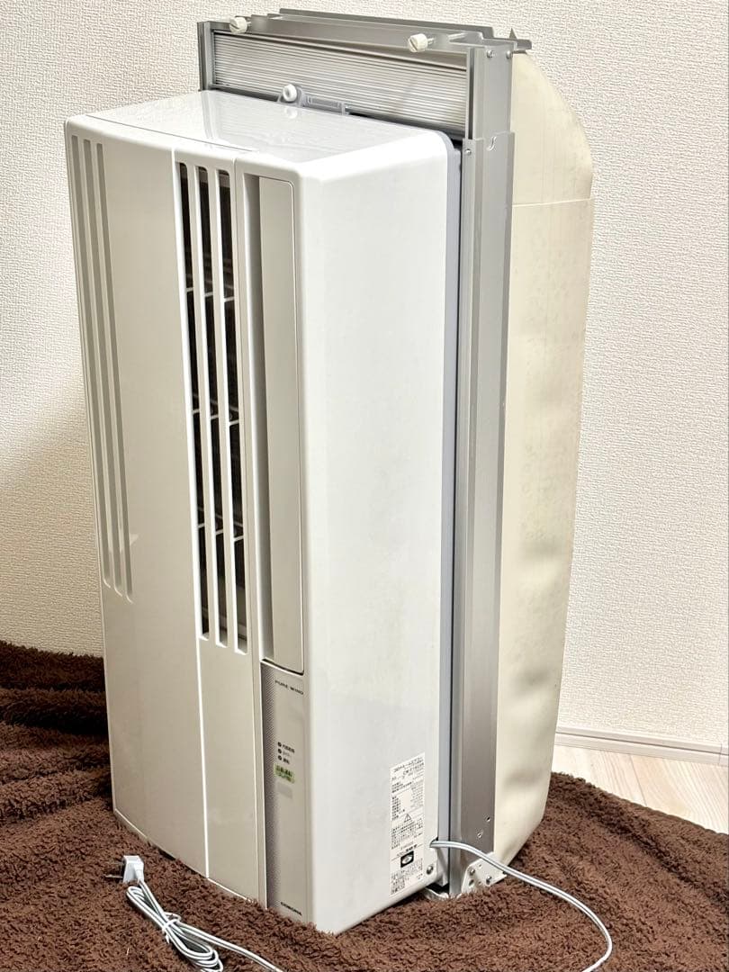 【美品】2023年製 コロナ窓用エアコン CW-F1623R 枠 &リモコン付き