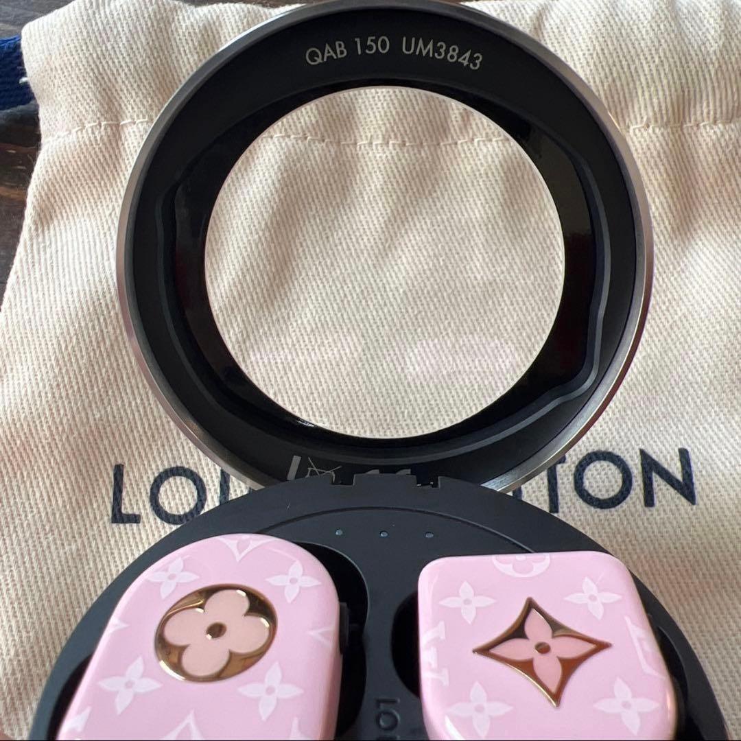 ルイヴィトン　ホライゾン　ワイヤレス　イヤホン　ピンク　QAB150【中古品】