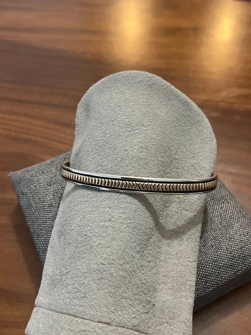 希少 Lサイズ ブルースモーガン 14k バングル 手首周り18〜18.5cm