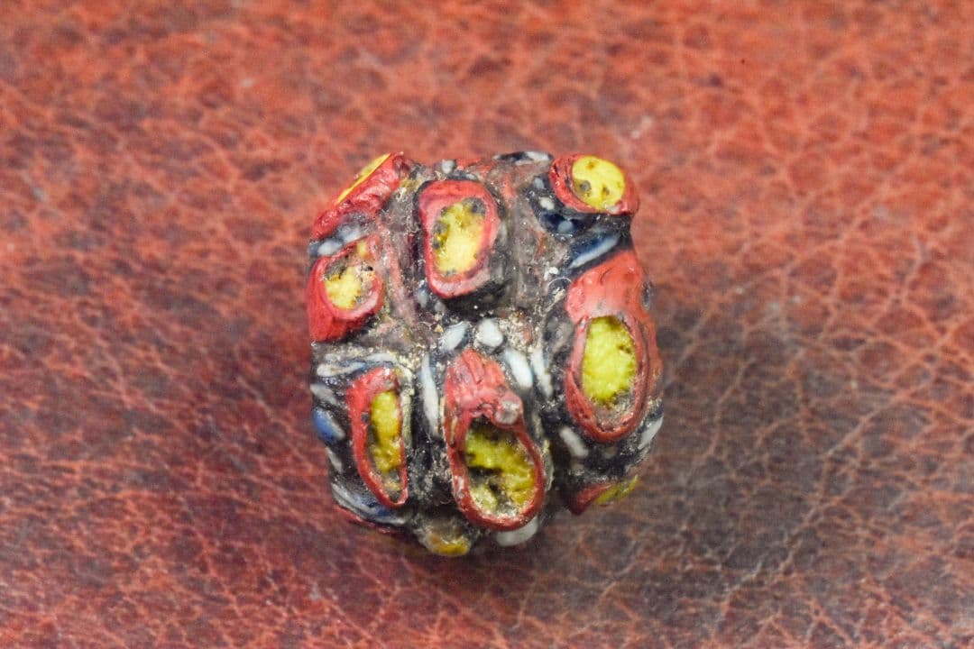 7〜10世紀 アフガニスタン出土 イスラムモザイクビーズ