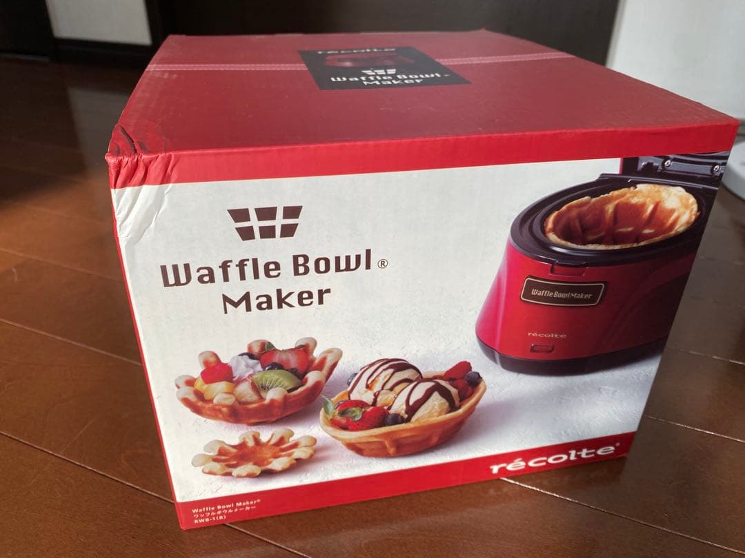 レコルト Waffle Bowl Maker RWB-1