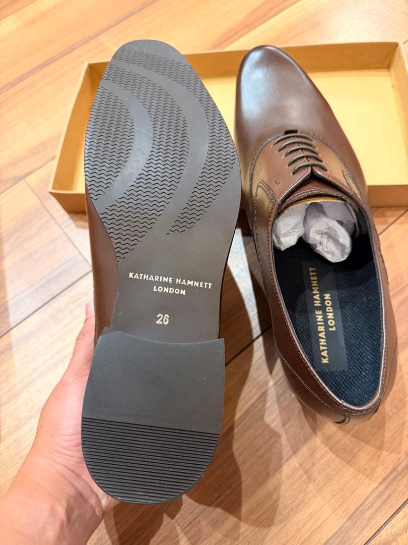 KATHARINE HAMNETT LONDON ドレスシューズ DBR 26