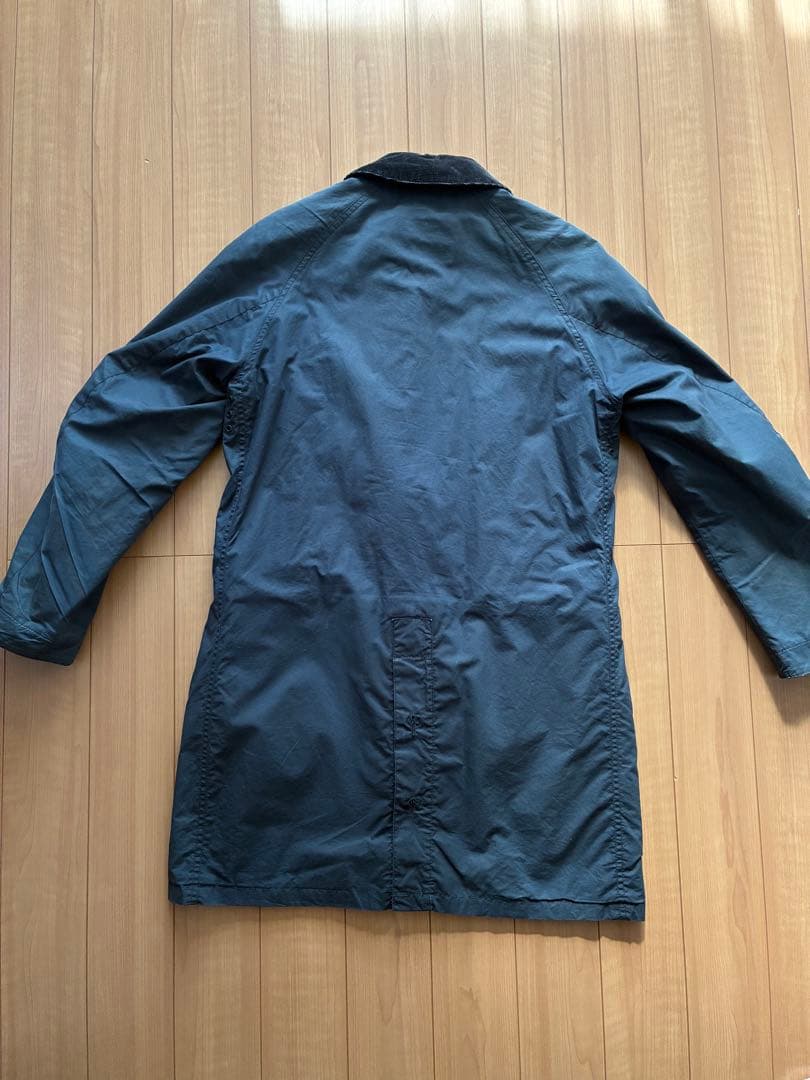 Barbour バブアー　SL BURGHLEY オイルドコート　36 ネイビー
