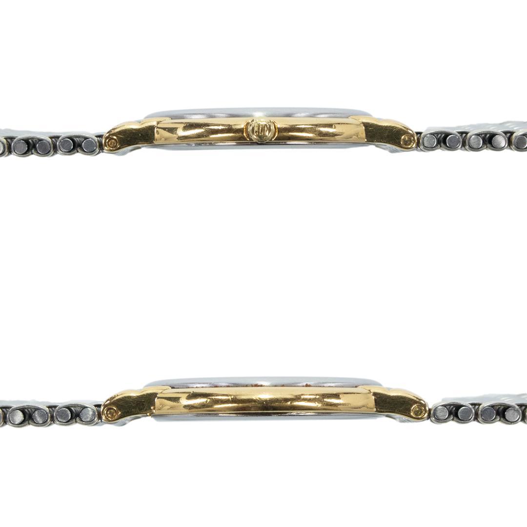 ウォルサム 腕時計 メンズ 黒 ダイヤモンド コンビカラー ロゴ マーク スリム