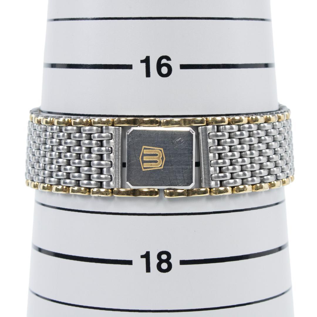 ウォルサム 腕時計 メンズ 黒 ダイヤモンド コンビカラー ロゴ マーク スリム