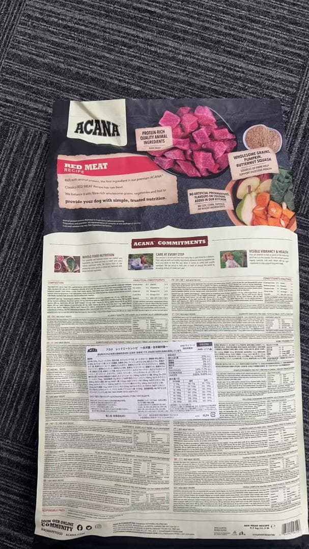 ACANA アカナ クラシック ドッグフード レッドミートレシピ ビーフ