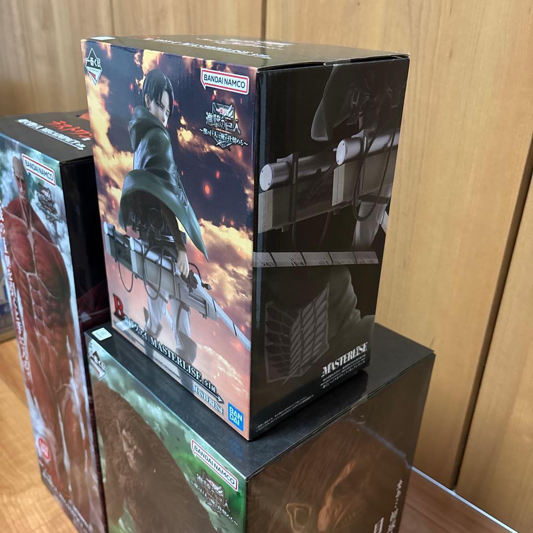 【新品・未開封】　一番くじ　進撃の巨人　A賞 B賞 ラストワン賞　セット