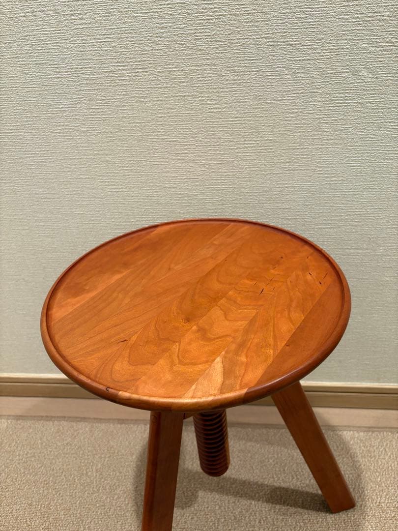 広松木工 LUMEスツール ブラックチェリー