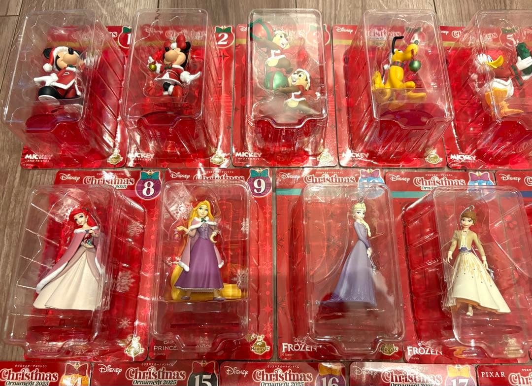 ディズニー クリスマスオーナメントくじ 2025 フィギュア 全種 27点