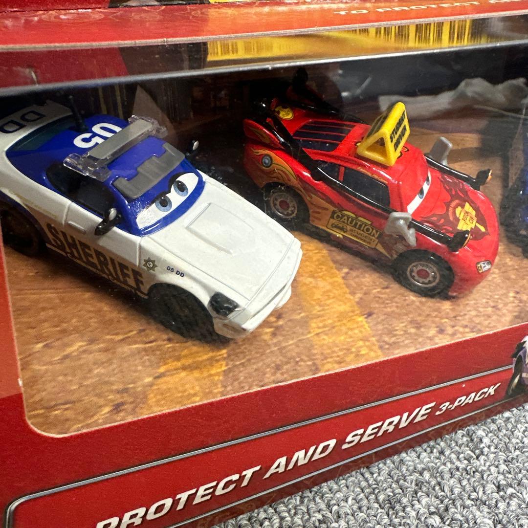 ★未開封★カーズ マテル トゥ プロテクト アンド サーブ 3台 マックイーン