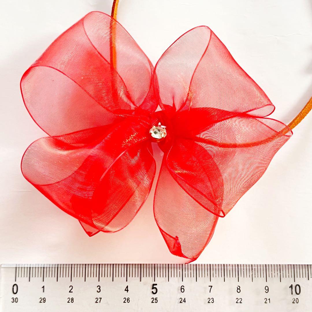 【097】トリミングリボン トリミングチョーカー オーガンジー✿ランダム100個