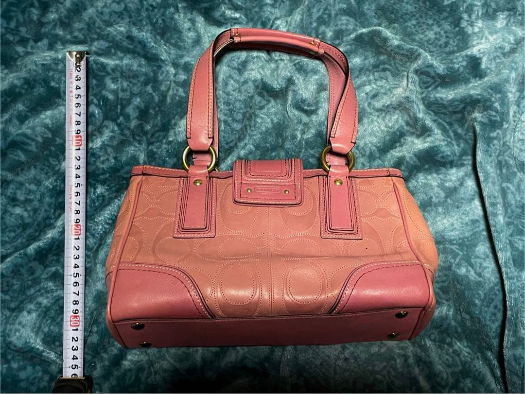 期間限定価格　COACH ピンク レザー ハンドバッグ