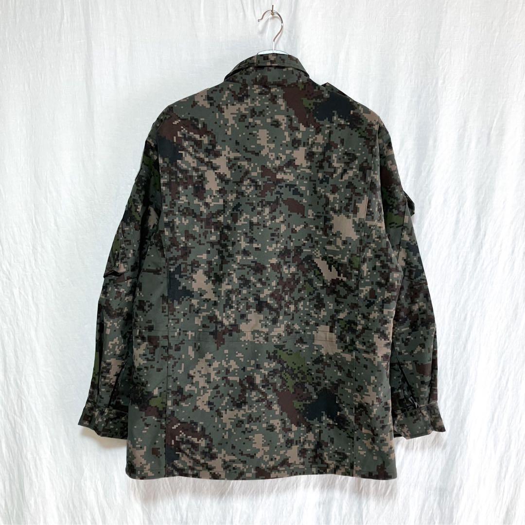 良品 韓国軍 デジタルカモ 迷彩 シャツ ジャケット カモフラ ジャケット