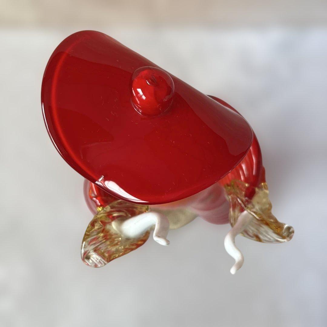 ベネチアングラス　ペア人形　ムラーノ　アンティーク