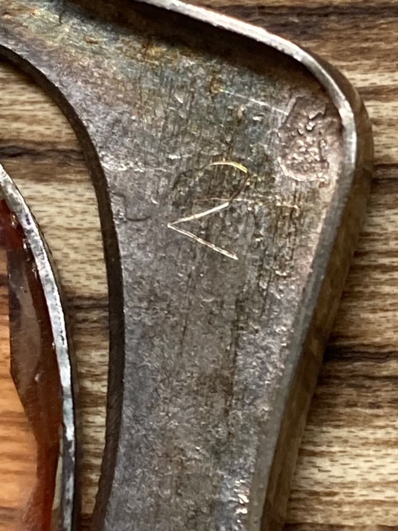 ヴィンテージ 刻印 純銀 ペンダントトップ 宝石 アールデコ 細工 レトロ 日本