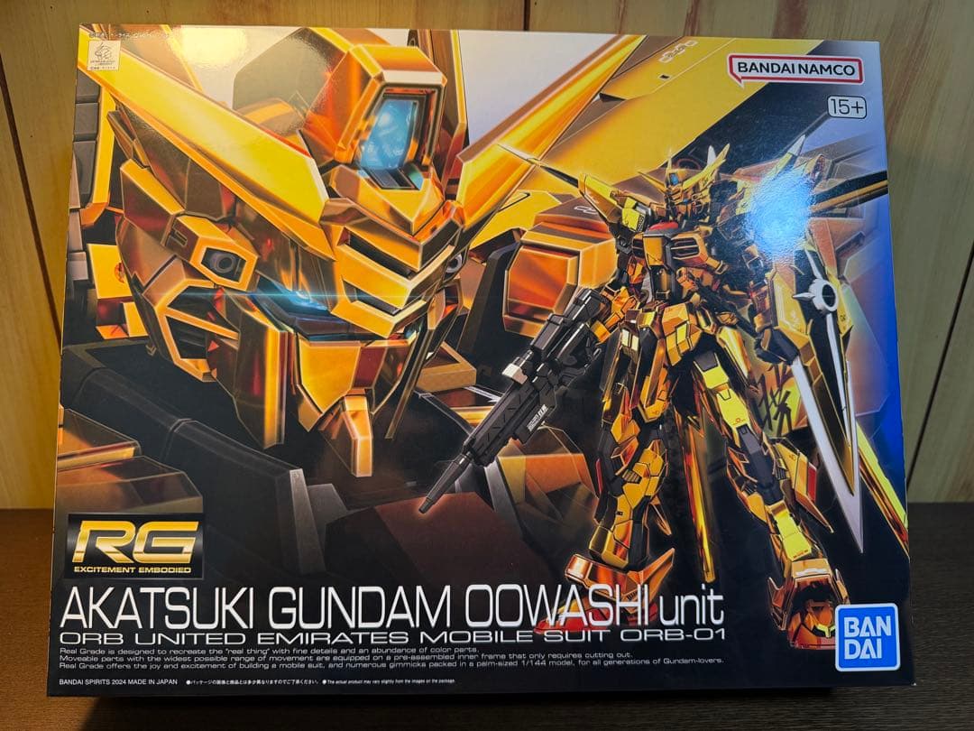 アカツキガンダム(オオワシ装備)+シラヌイパック＆ゼウスシルエット用接続パーツ