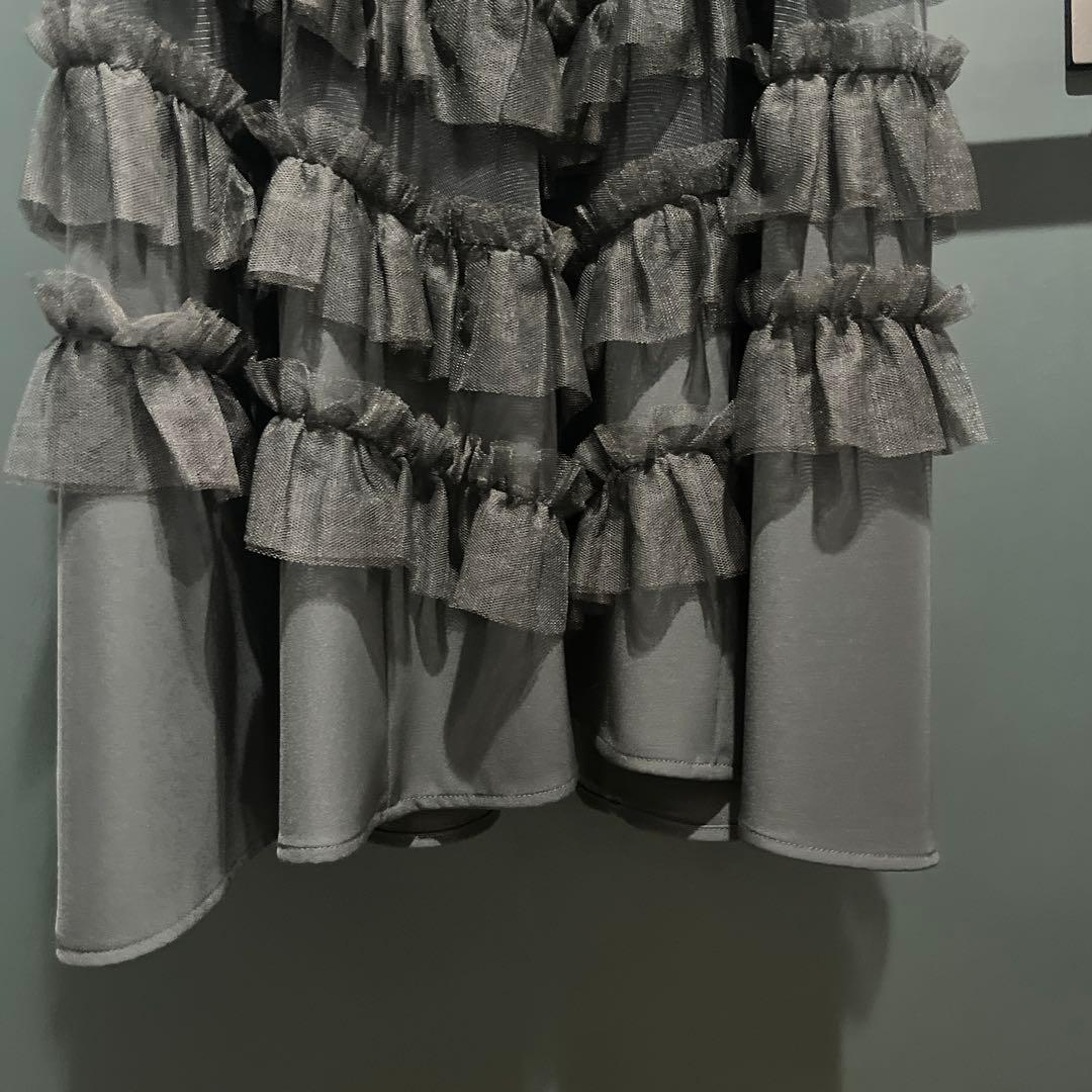 et.UNiVER セットアップロングドレス Mサイズ チャコールグレー