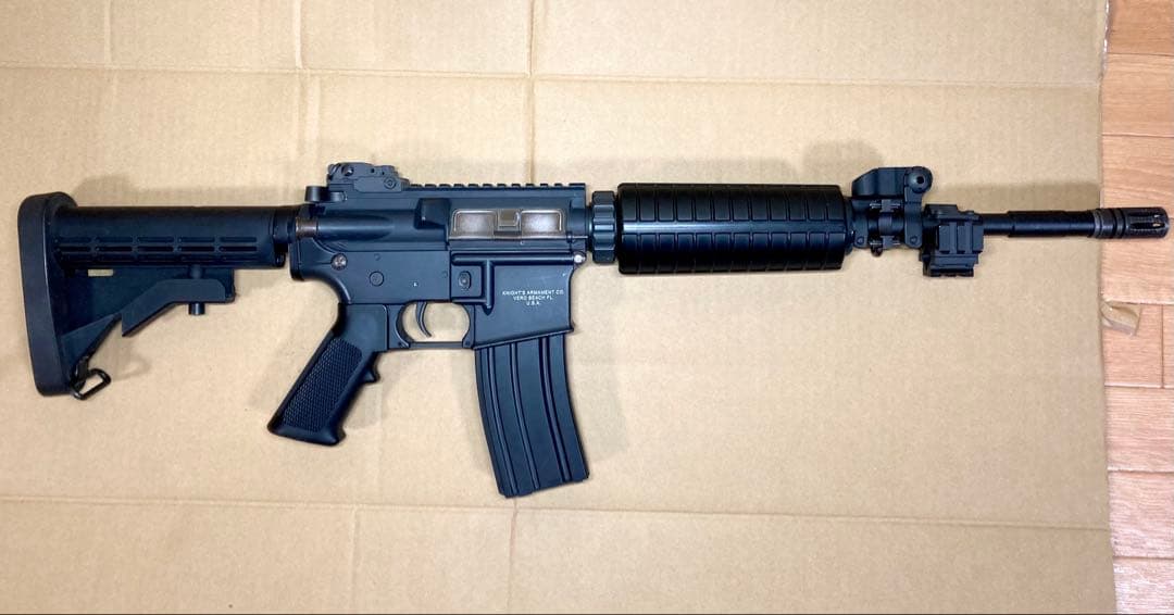 1月末まで出品　東京マルイ　ナイツSR16 外装カスタム　メタル　ジャンク