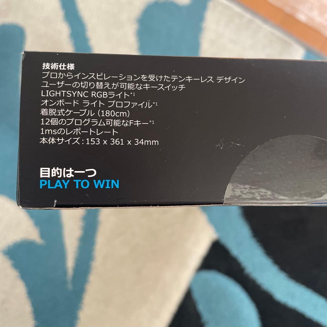#Logicool#ゲーミング#キーボード# G-PKB-002CK#未開封