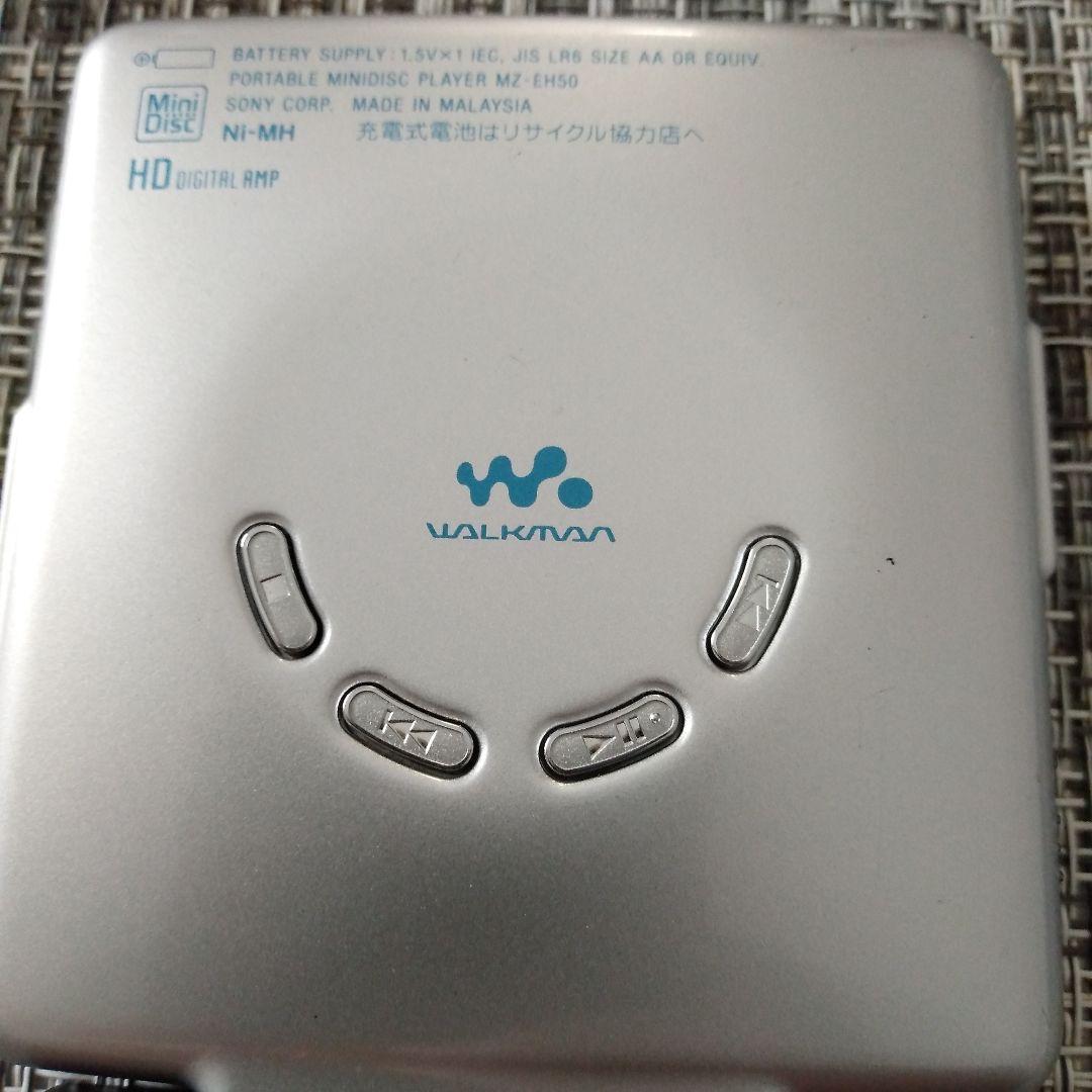訳あり ソニーhi-MDウォークマンMZ-EH50シルバー 即落札オマケあり