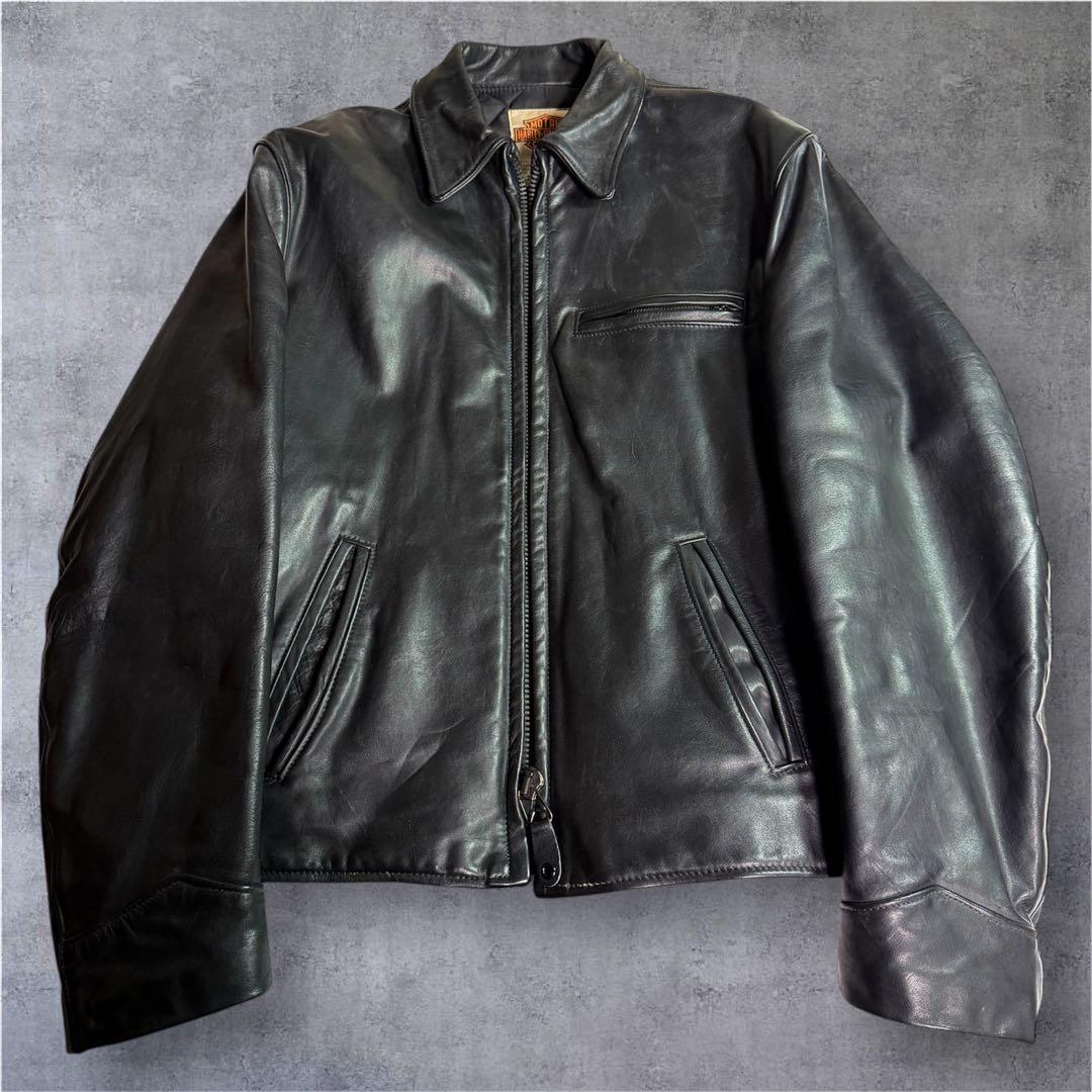Vintage ハーレーダビッドソン　シングルライダースジャケット　サイズ38