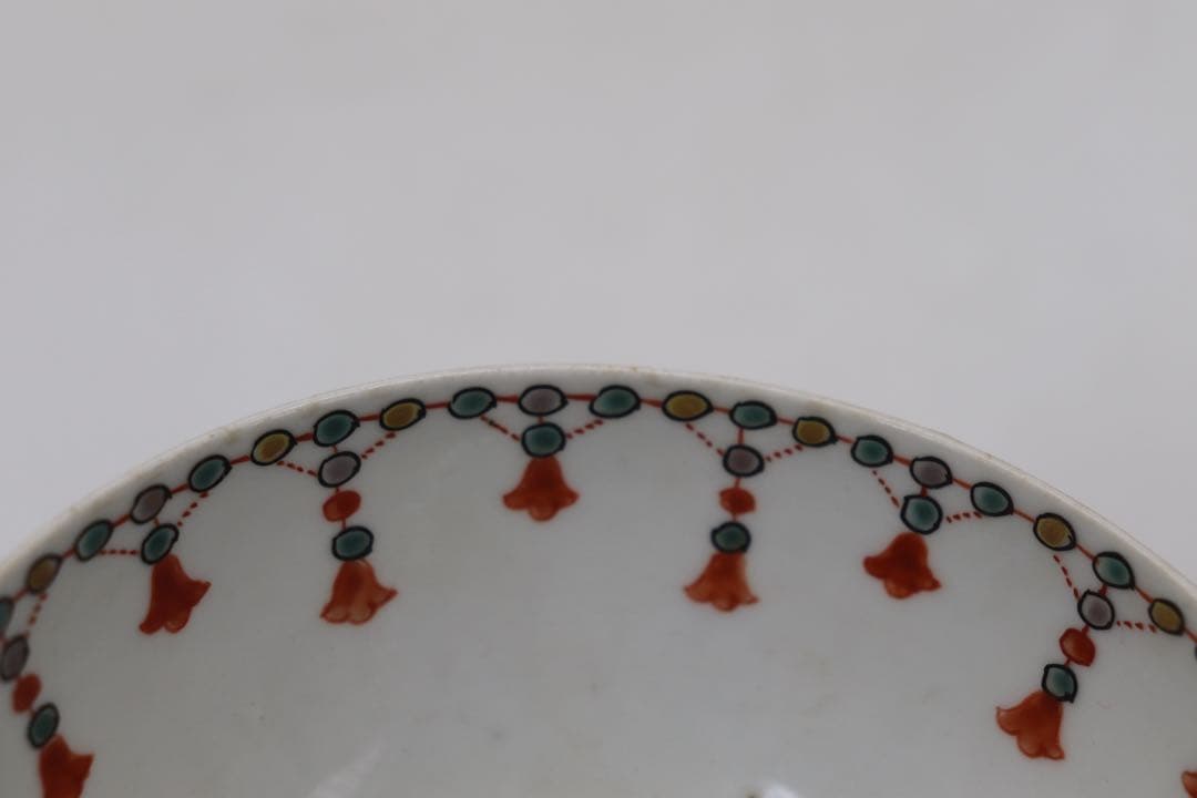 中国　清時代　とう彩龍鳳紋碗　大清嘉慶年製　木箱入　送料込み250510