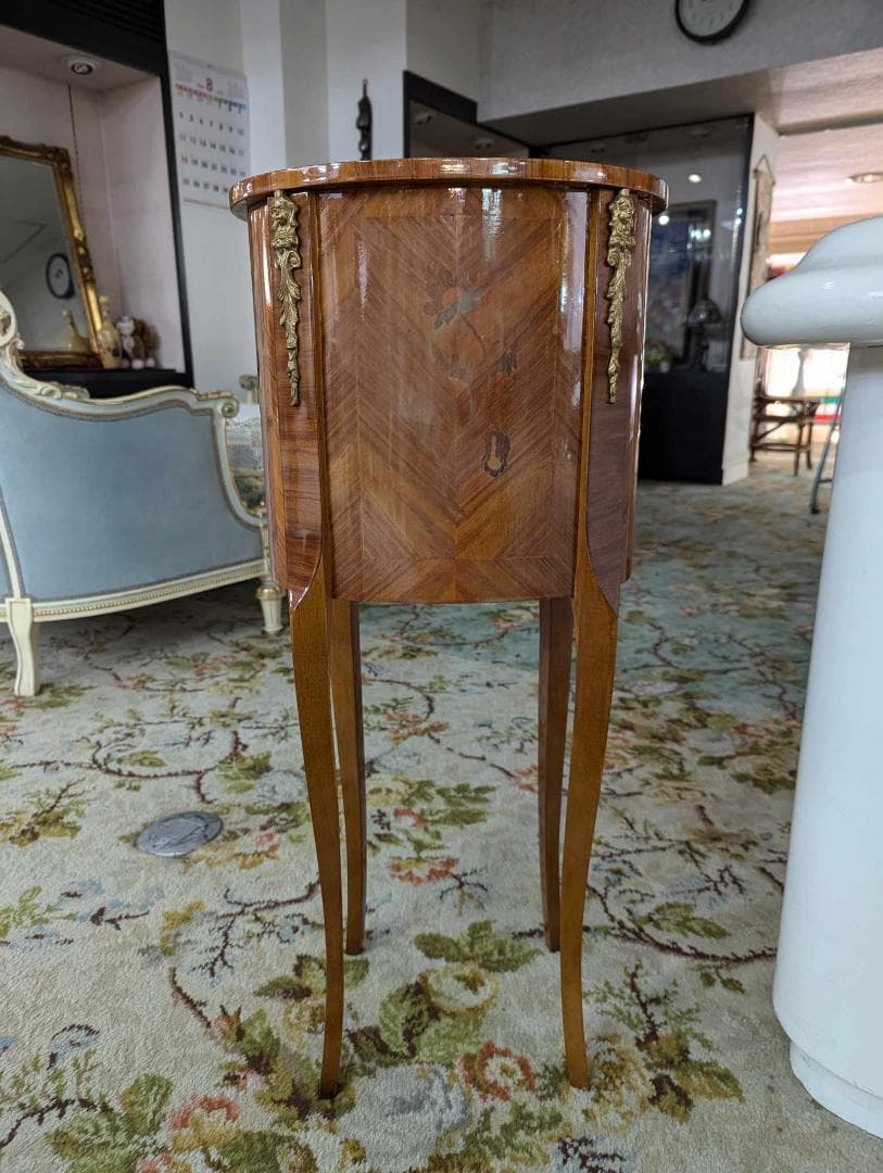 最終値引　アンティーク　サイドテーブル　チェスト　小棚　花台　電話代