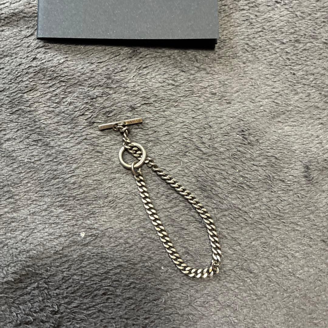 サンローラン　ブレスレット　シルバー　銀　0710