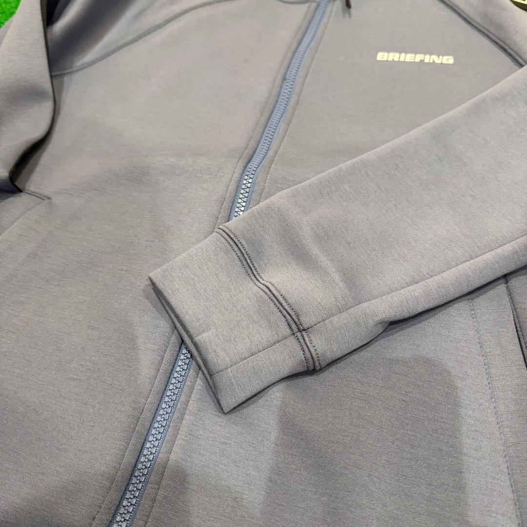 【秋冬用】ブリーフィング レディースジップアップブルゾン グレー M