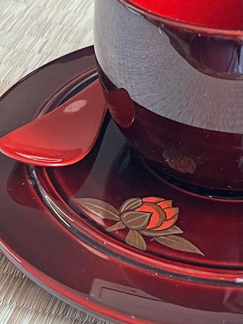 輪島塗 カップ ソーサー スプーン 5セット