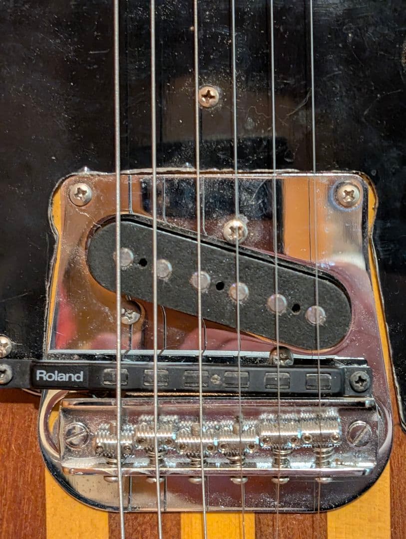 Custom エレキギター　ストライプ