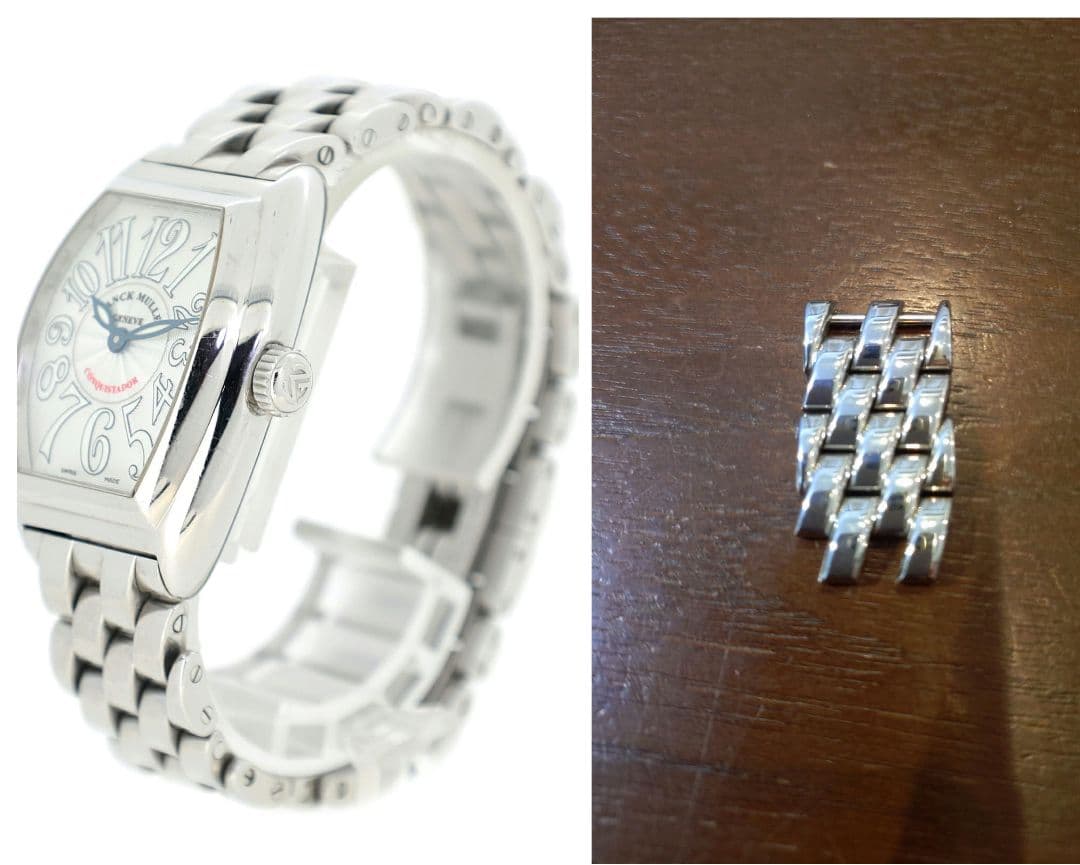 フランクミュラー コンキスタドール 8005L ステンレス レディース用 コマ