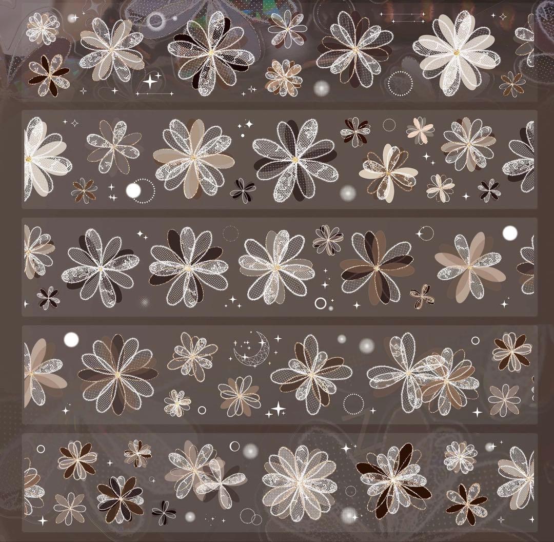 ⭐️SALE⭐️小白家文創《卡布奇诺》海外マスキングテープ マステ 【2754】