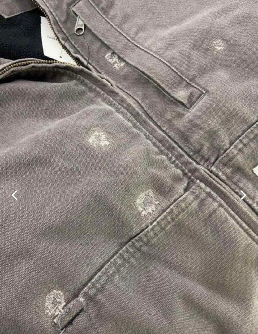 カーハート　carhartt アクティブジャケット　　グレーXLサイズ