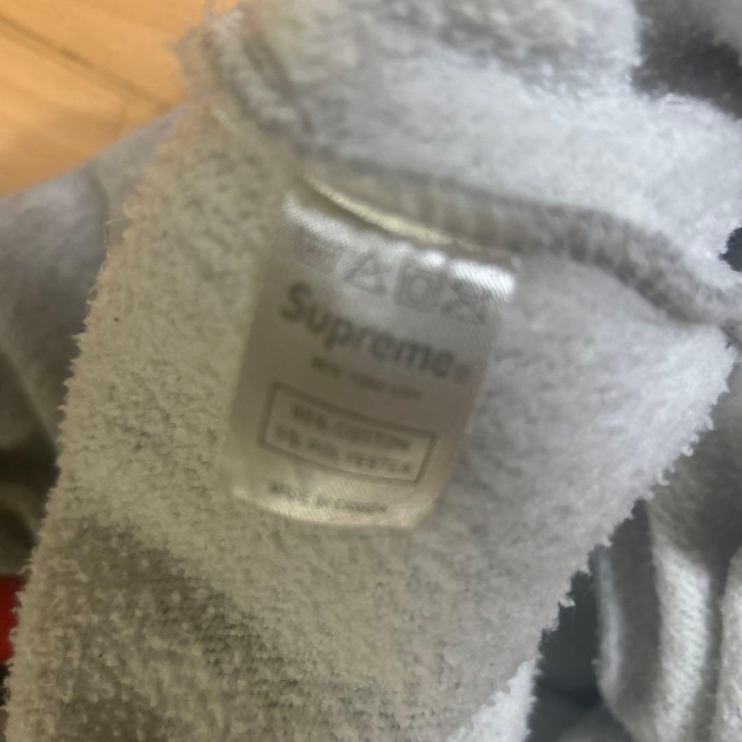 Supreme ボックスロゴ パーカー フーディー X-Large グレー