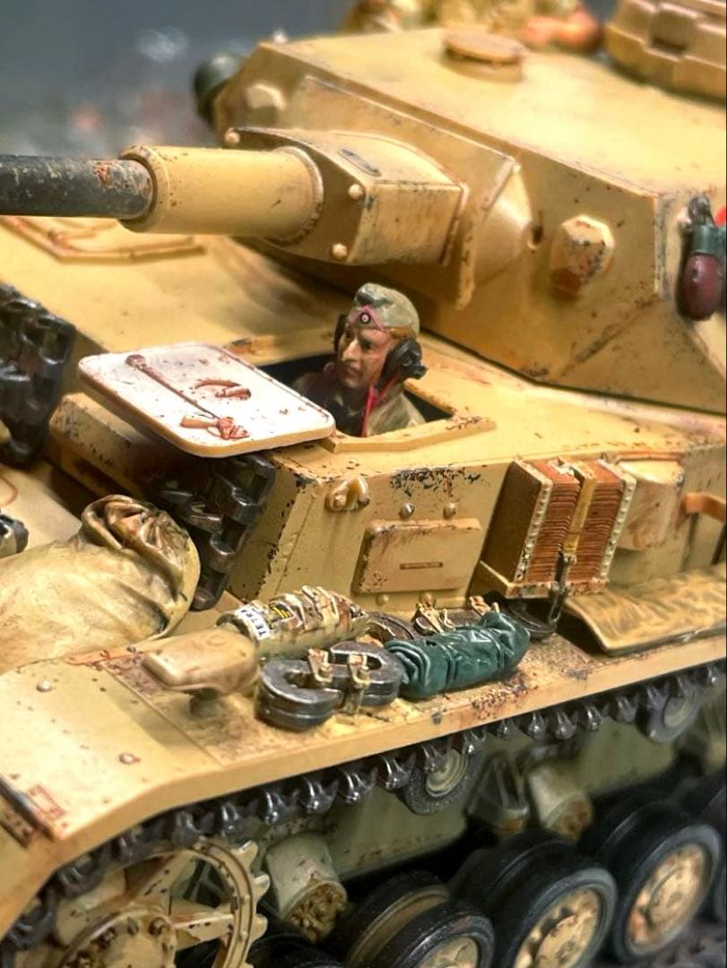 タミヤ1/35ドイツⅣ号戦車　組み立て完成品