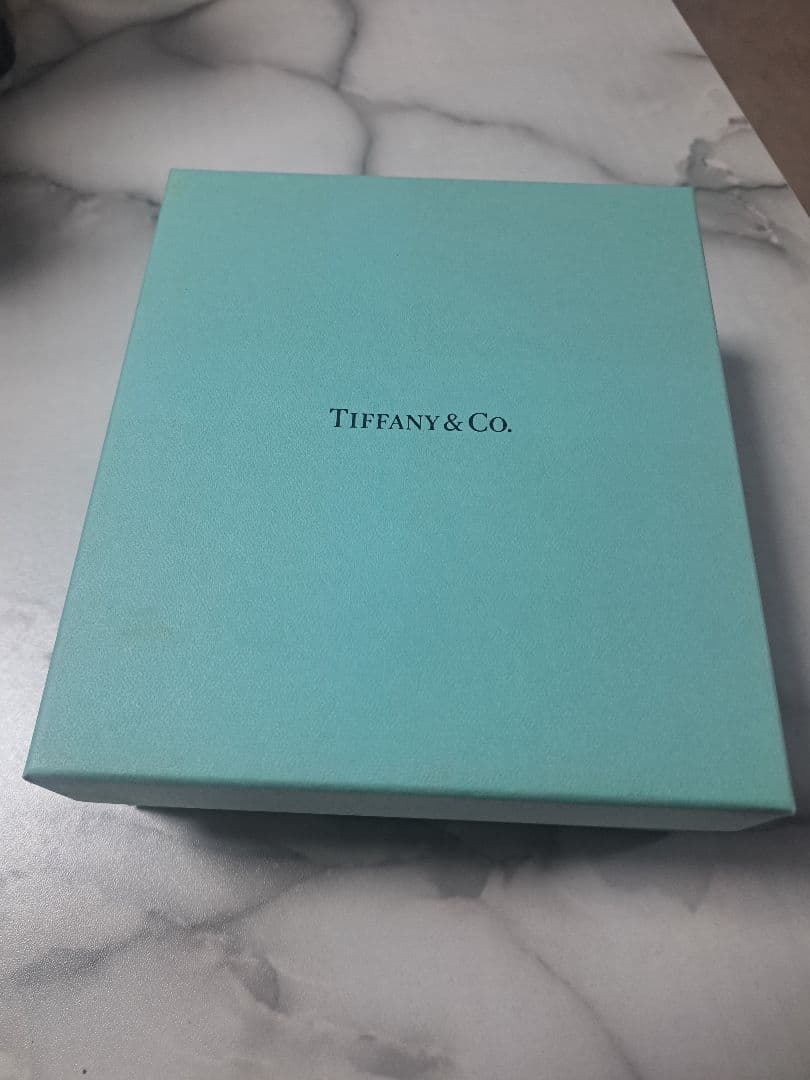 ティファニー　ショッピングバッグ　オブジェ　インテリア　置物　陶器　花瓶　箱有り