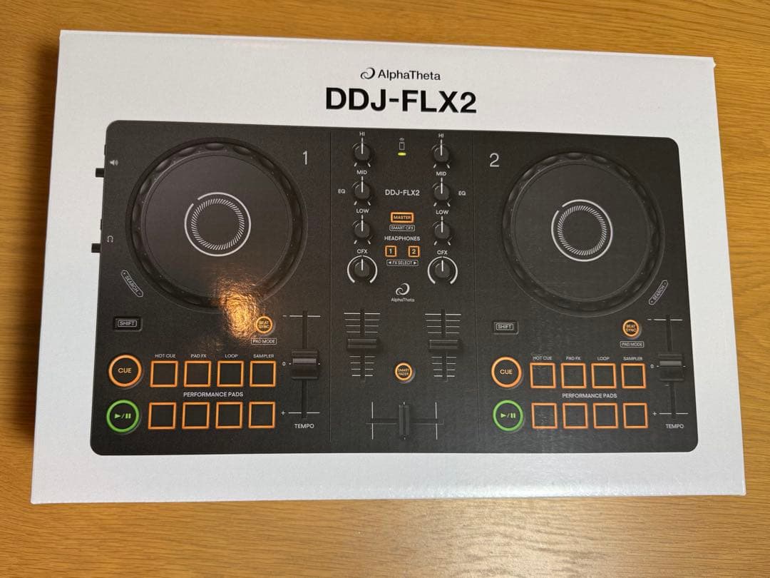 (ヘッドホン付き) DDJ-FLX2 DJコントローラ AlphaTheta