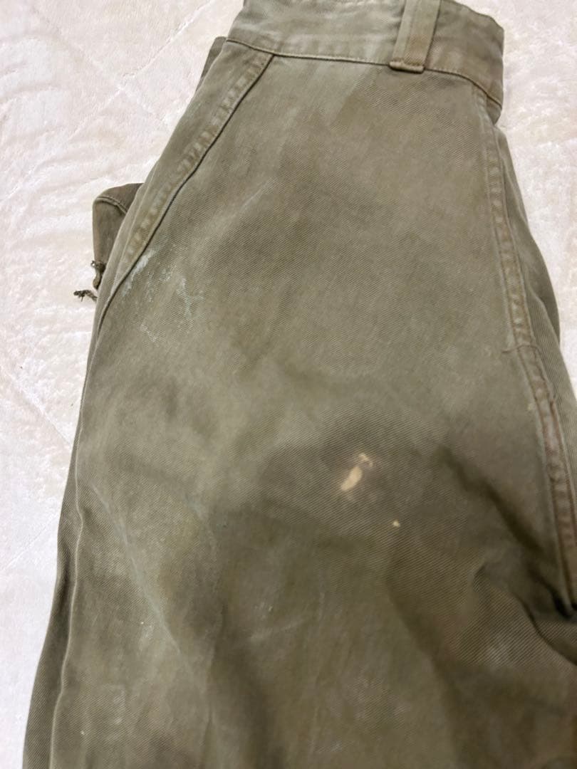オリーブグリーンサルエルパンツ