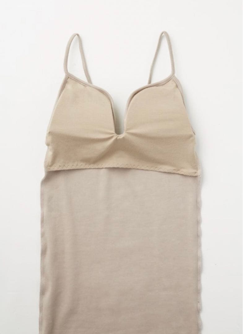 THENEWHOUSE PEONY CAMISOLE ベージュ　ブラトップ