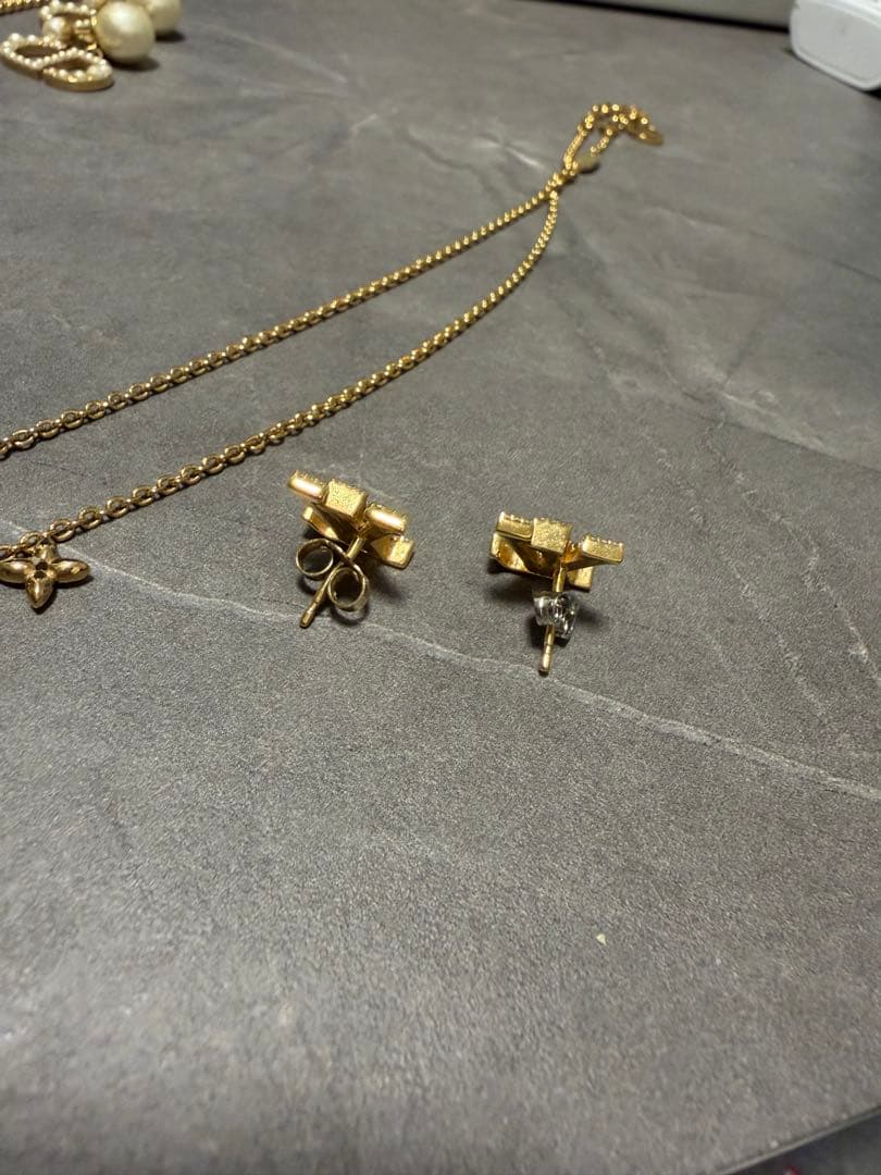 【さら】LOUIS VUITTON アイコニック ストラス ピアス