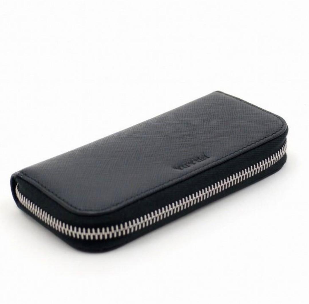 プラダ キーケース PRADA メンズ ラウンドファスナー NERO