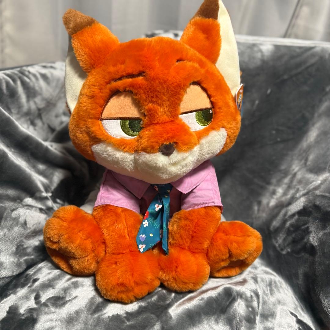 コストコ ディズニー ズートピア2 ニック・ワイルド ぬいぐるみ ブランケット