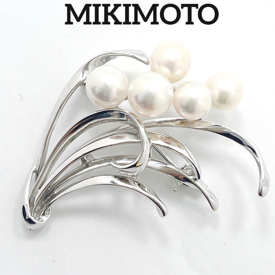 極美品✨MIKIMOTO ミキモト パール　ブローチ　コサージュ　フラワー