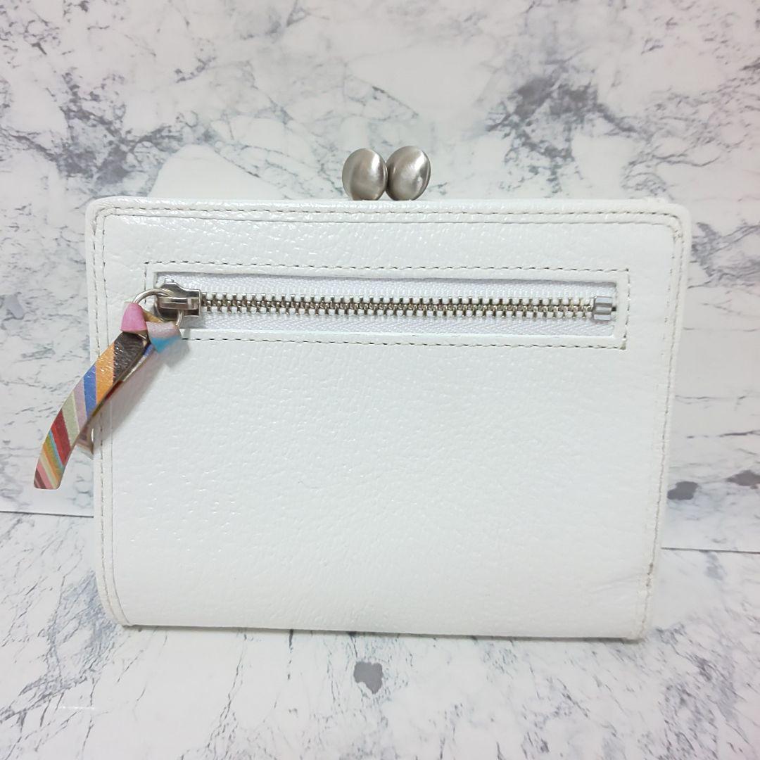 【極美品】Paul Smith グレインレザー がま口コンパクトウォレット